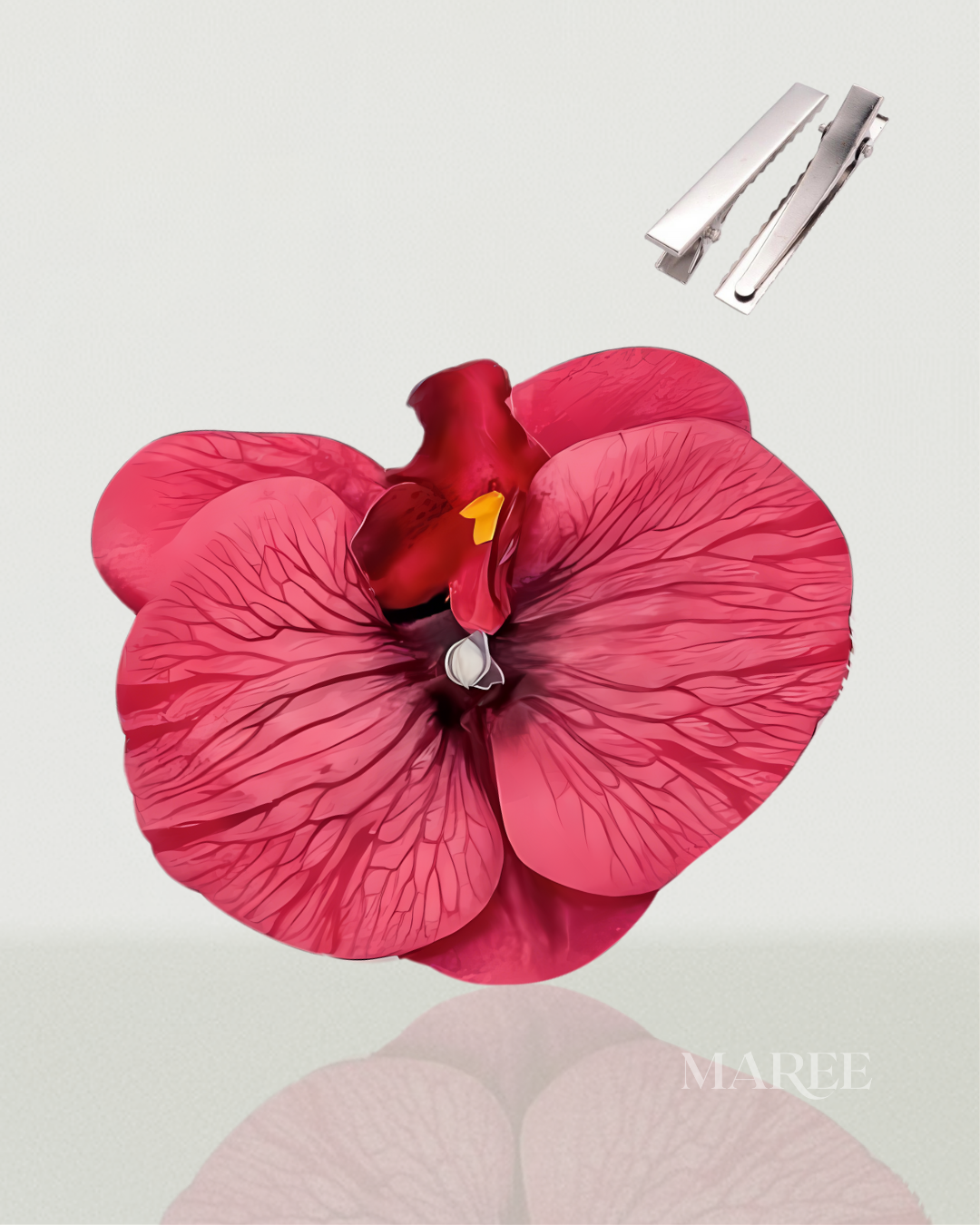 Pince à Cheveux Fleurs d'Orchidée - Tropical Orchid Flowers Hair Clip