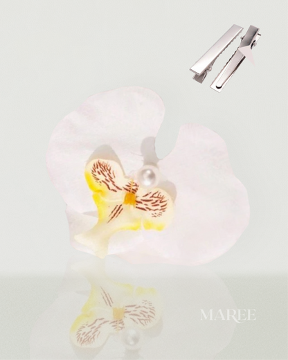 Pince à Cheveux Fleurs d'Orchidée - Tropical Orchid Flowers Hair Clip