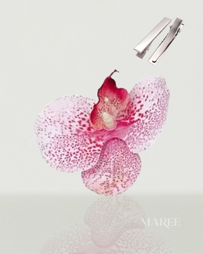 Pince à Cheveux Fleurs d'Orchidée - Tropical Orchid Flowers Hair Clip