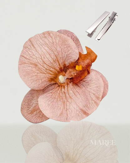 Pince à Cheveux Fleurs d'Orchidée - Tropical Orchid Flowers Hair Clip
