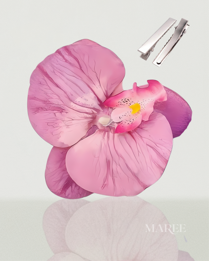 Pince à Cheveux Fleurs d'Orchidée - Tropical Orchid Flowers Hair Clip