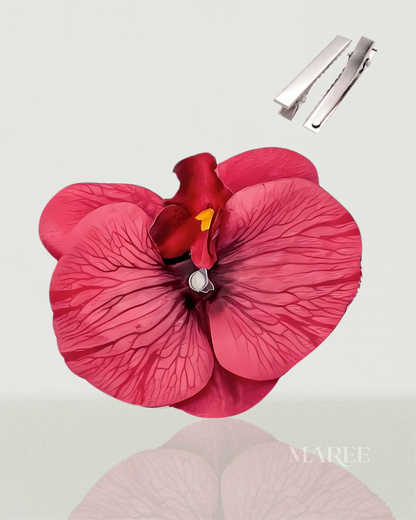 Pince à Cheveux Fleurs d'Orchidée - Tropical Orchid Flowers Hair Clip