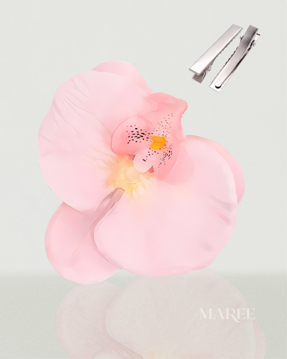 Pince à Cheveux Fleurs d'Orchidée - Tropical Orchid Flowers Hair Clip