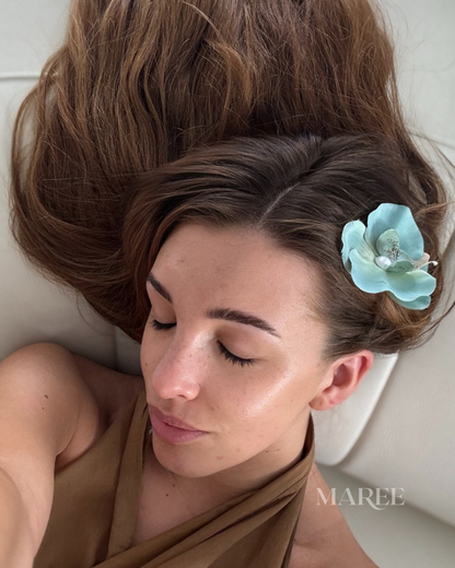 Pince à Cheveux Fleurs d'Orchidée - Tropical Orchid Flowers Hair Clip