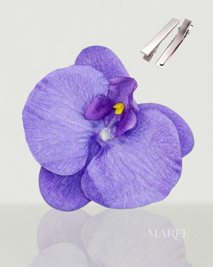 Pince à Cheveux Fleurs d'Orchidée - Tropical Orchid Flowers Hair Clip
